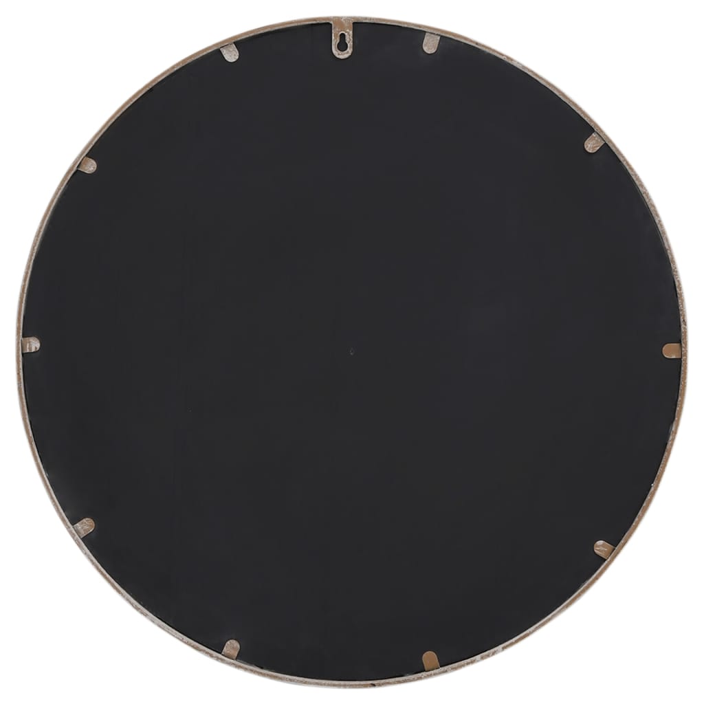 vidaXL Ogledalo peščeno 60x4 cm železno okroglo za notranjo uporabo