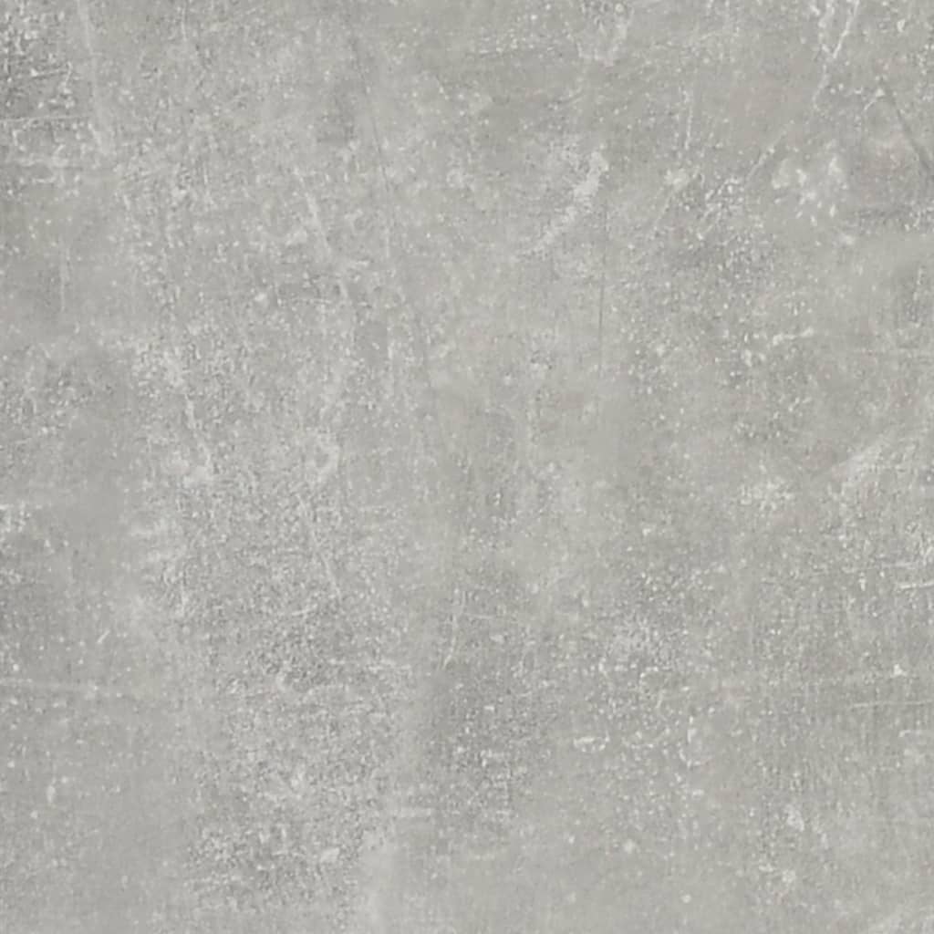 vidaXL Komoda betonsko siva 80x30x119,5 cm inženirski les