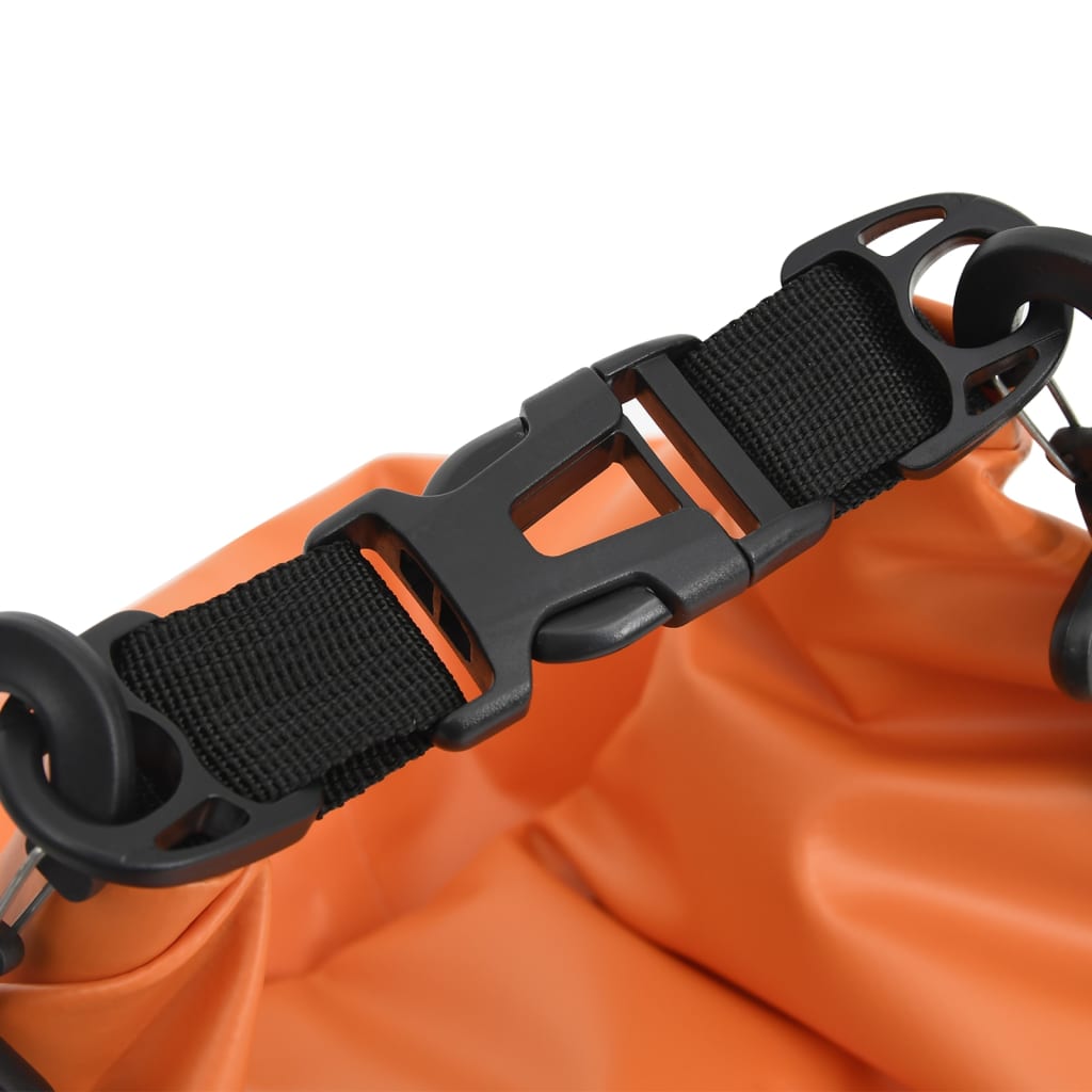 vidaXL Torba Dry Bag z zadrgo oranžna 20 L PVC