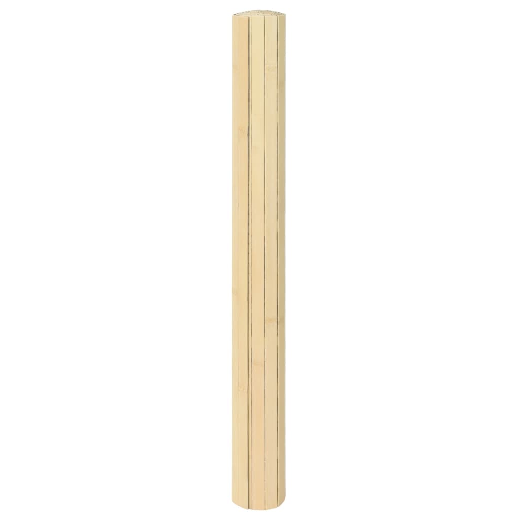 vidaXL Preproga pravokotna svetlo naravna 70x400 cm bambus