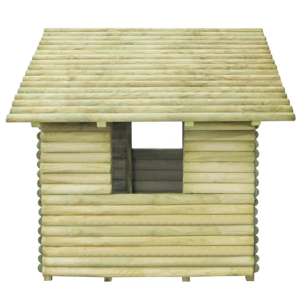 vidaXL Otroška hiška iz impregnirane borovine 167x150x151 cm