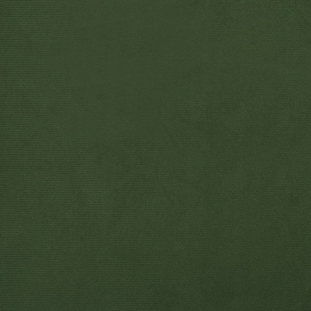 vidaXL Vrtljiv jedilni stol temno zelen žamet