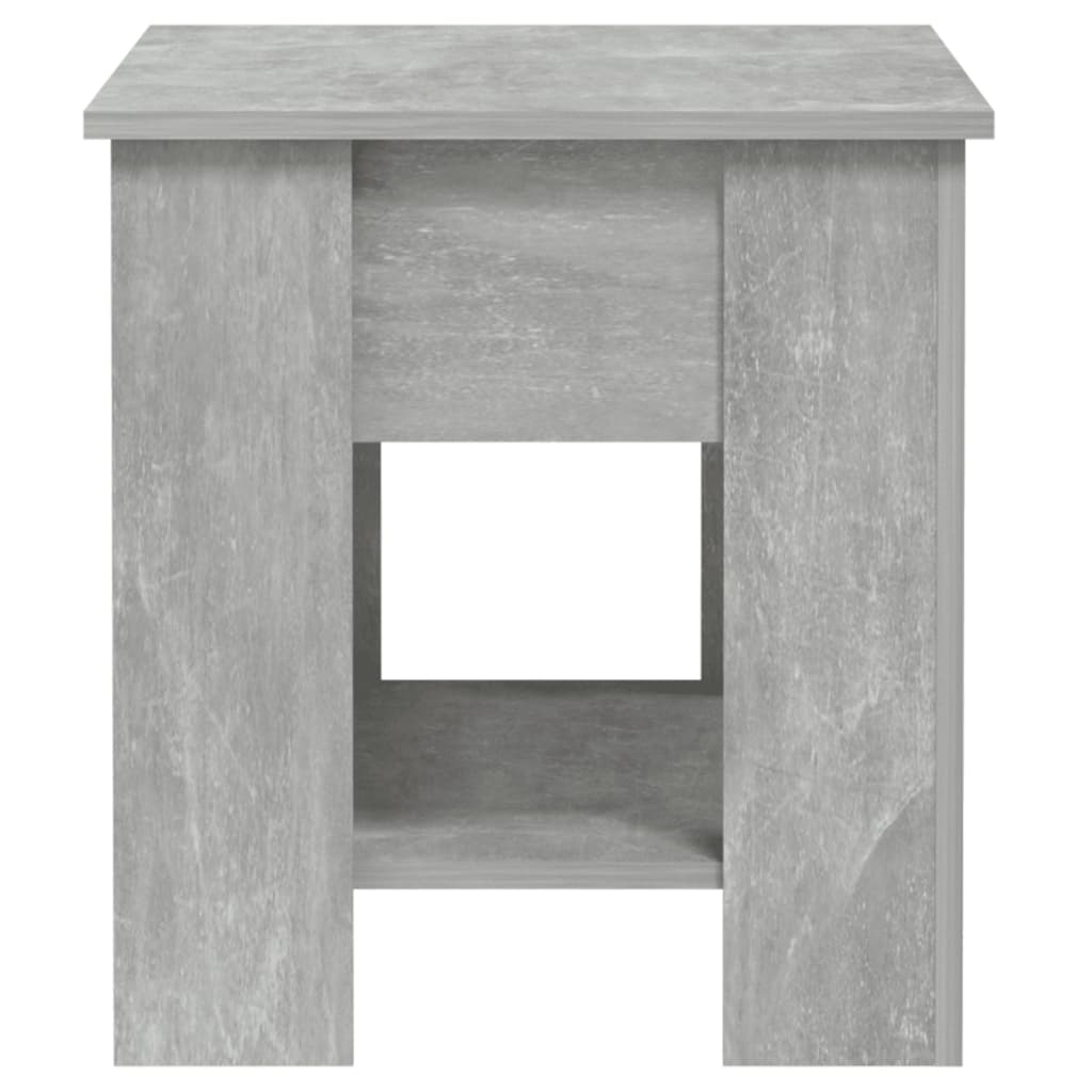 vidaXL Klubska mizica betonsko siva 101x49x52 cm inženirski les