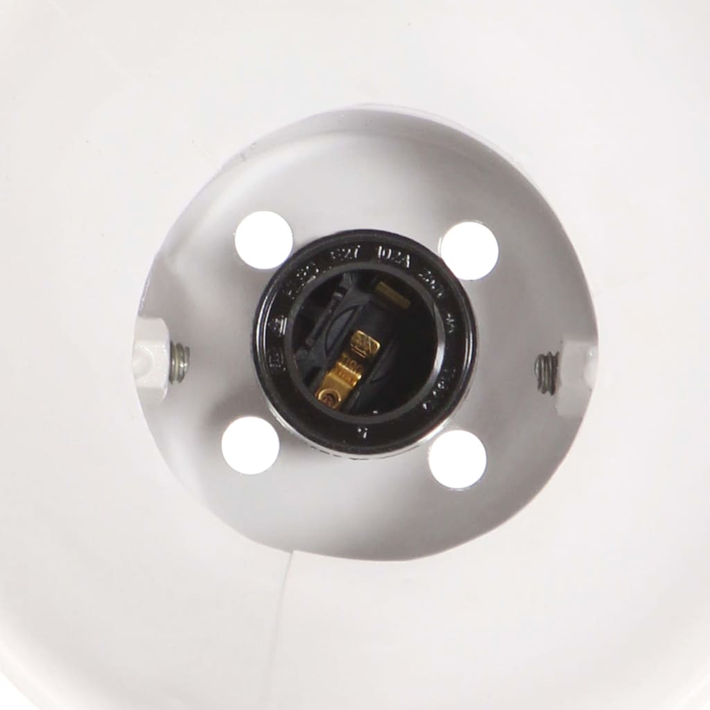 vidaXL Industrijska stenska svetilka bela 45x25 cm E27