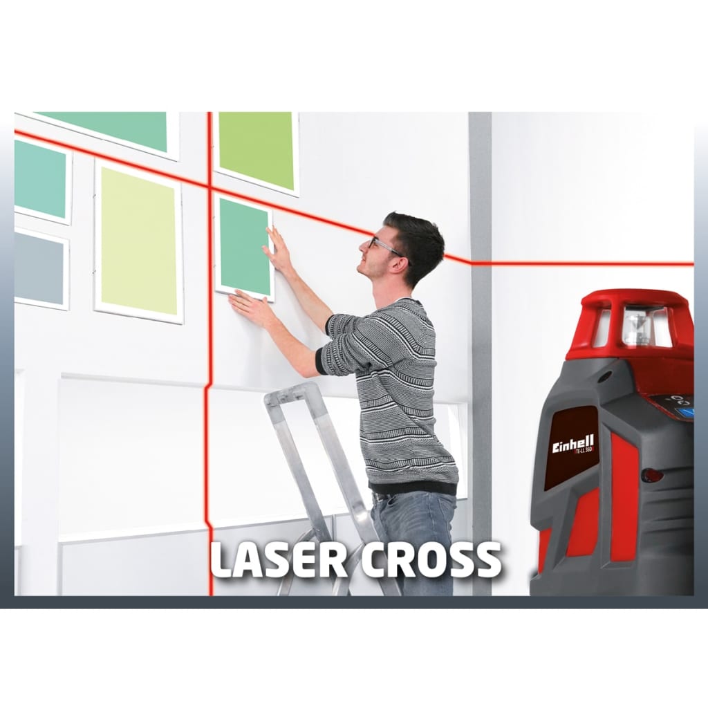 Einhell Križni Linijski Laser TE-LL 360 Rdeče Barve 2270110