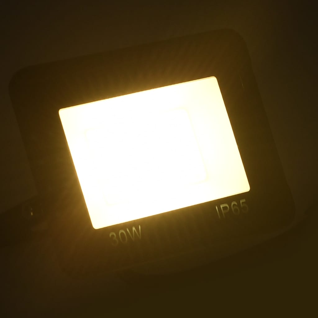 vidaXL LED reflektor 30 W toplo bel