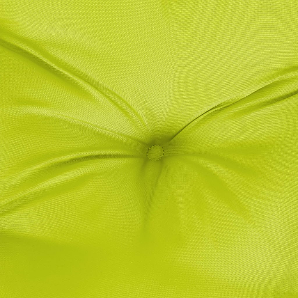vidaXL Blazina za vrtno klop svetlo zelena 100x50x7 cm oxford tkanina