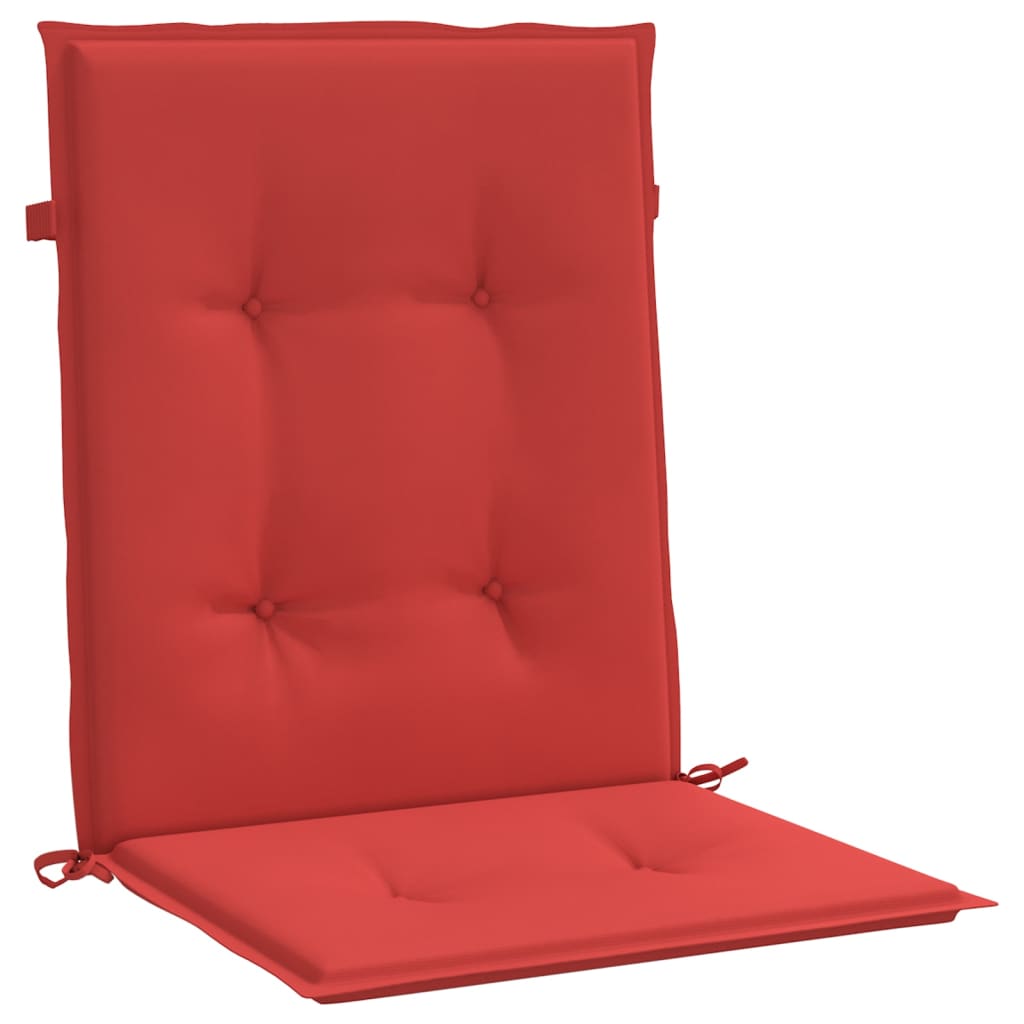vidaXL Blazine za vrtne stole 6 kosov rdeče 100x50x3 cm oxford tkanina