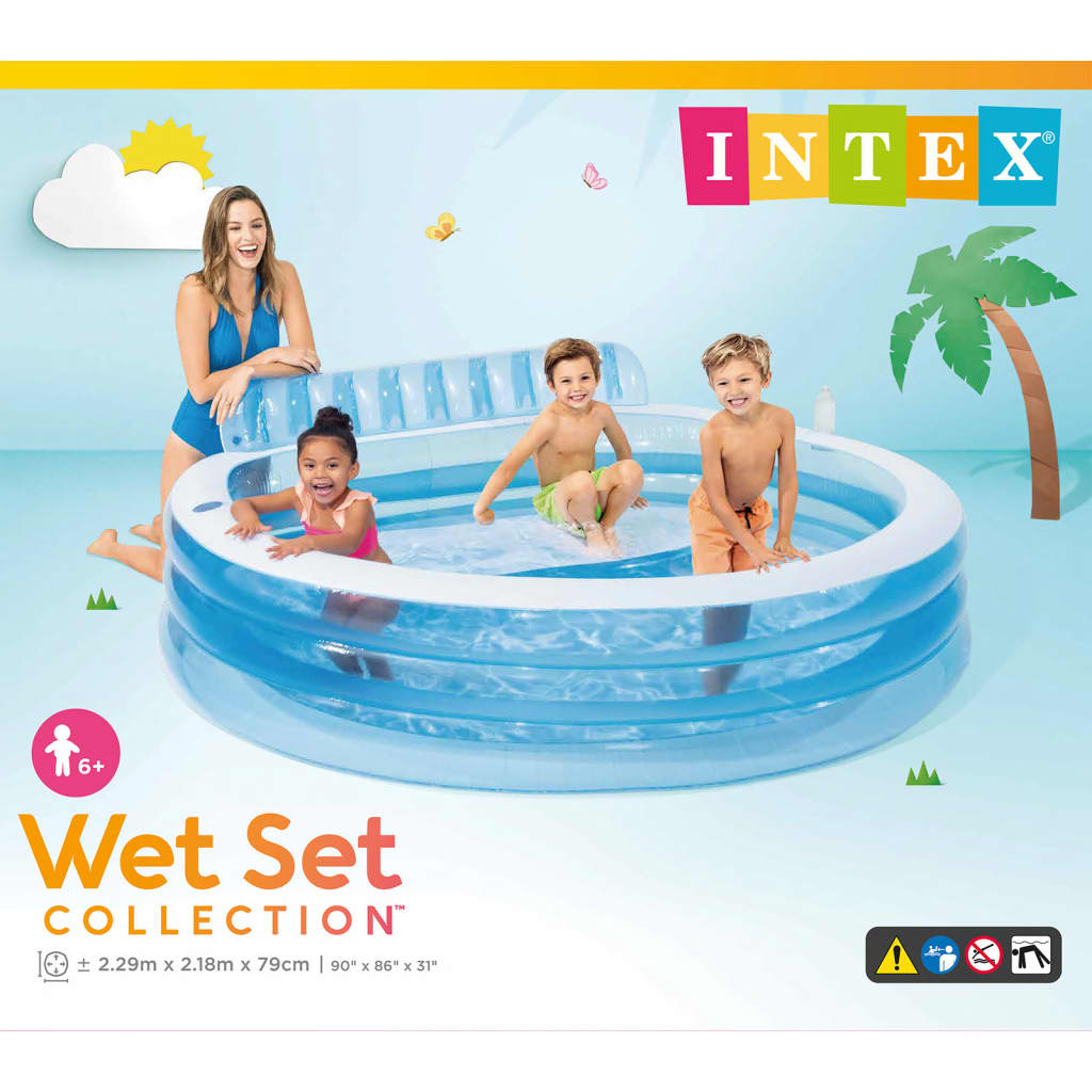 Intex Swim Center napihljiv bazen Family Lounge Pool 57190NP