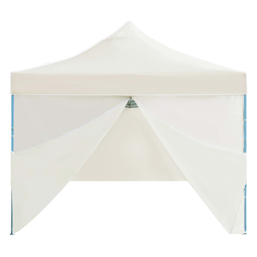 vidaXL Zložljiv pop-up šotor za zabave z 8 stranicami 3x9 m krem