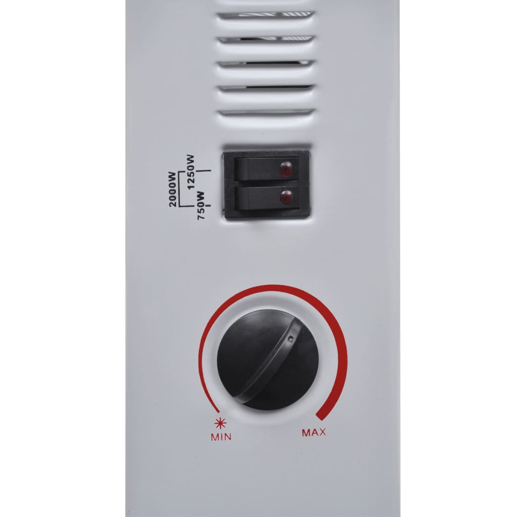 Bel električni grelnik z 3 nastavitvami toplote 2000 W