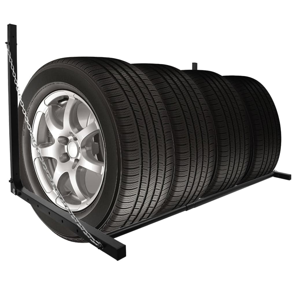 ProPlus Stensko stojalo za pnevmatike jekleno črno