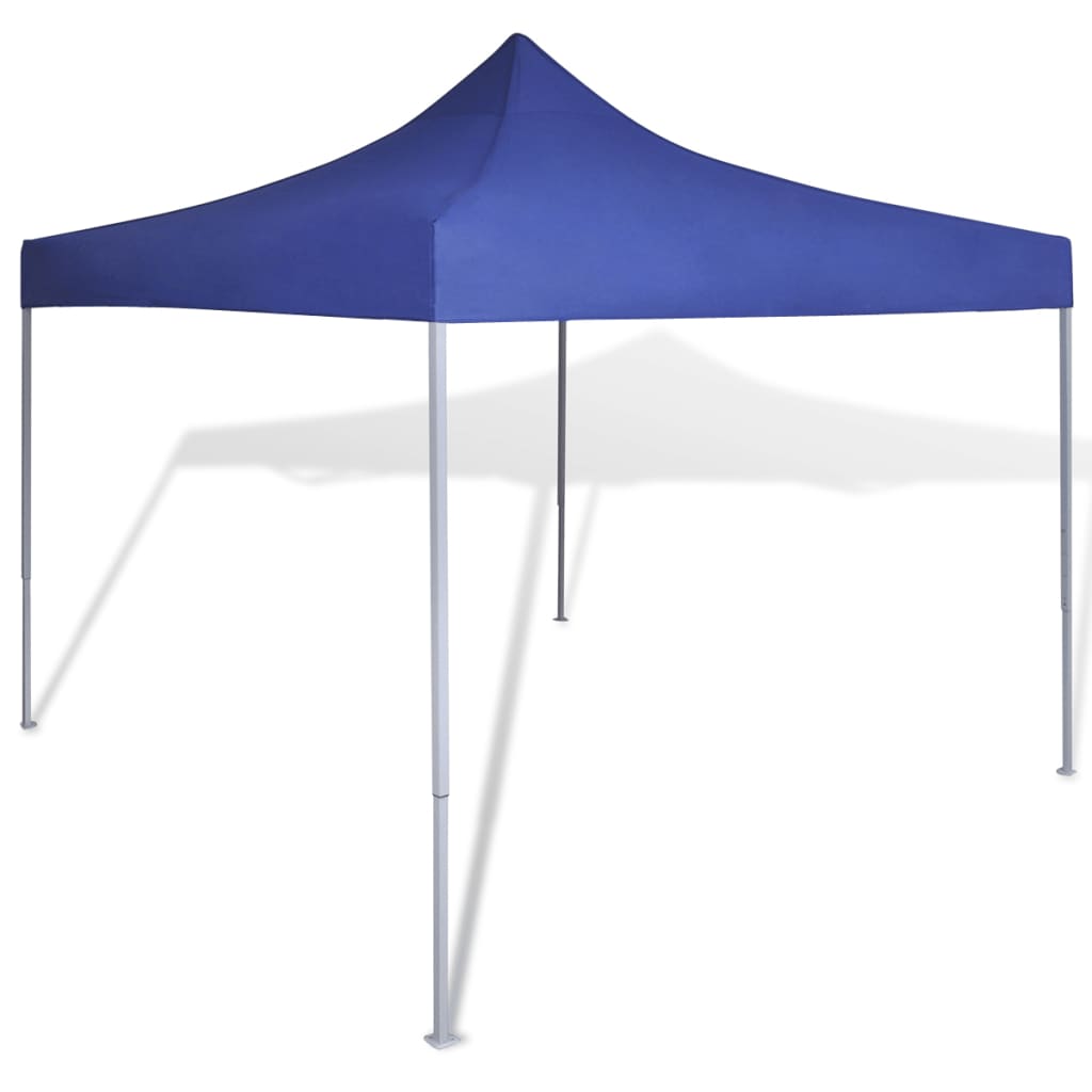 vidaXL Zložljivi šotor 3 x 3 m modre barve