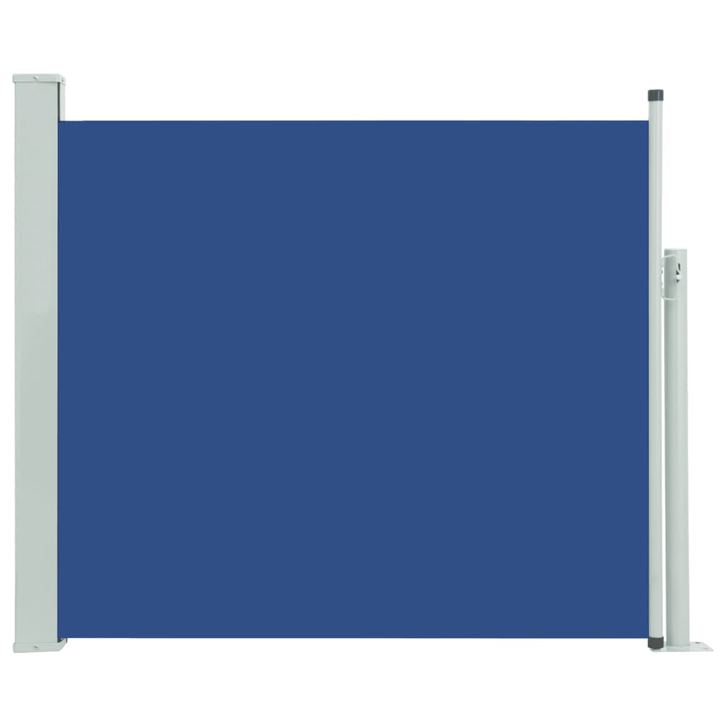vidaXL Zložljiva stranska tenda za teraso 100x300 cm modra