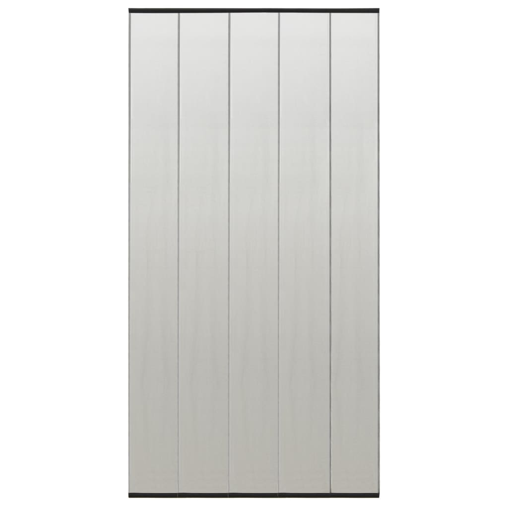 vidaXL Mrežasta zavesa za vrata proti mrčesu 5-delna črna 120x240 cm
