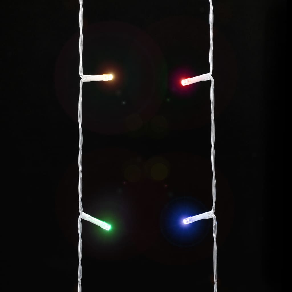 vidaXL Lučke za novoletno jelko 320 LED diod večbarvne 375 cm