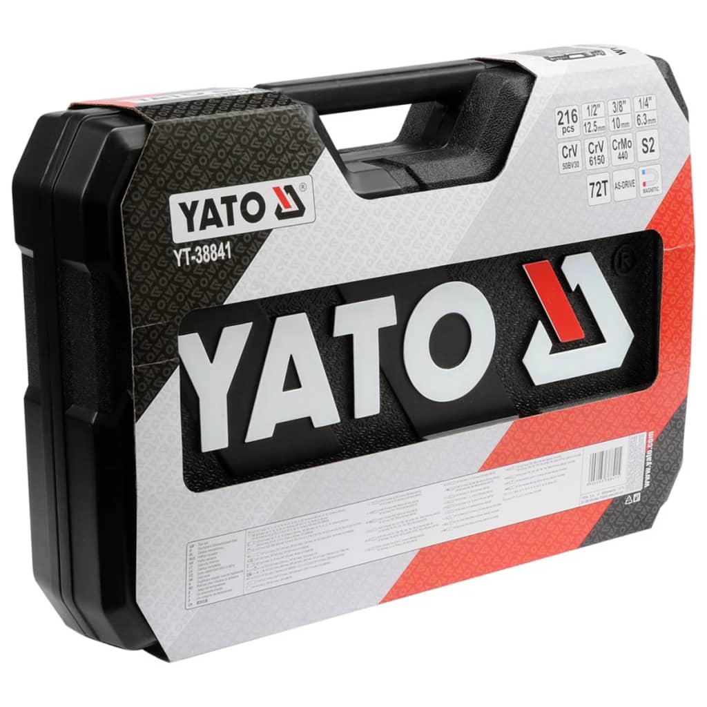 YATO 216 delna garnitura nasadnih ključev YT-38841