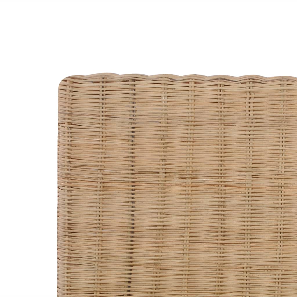 vidaXL Ročno tkan posteljni okvir iz pravega ratana 180x200 cm