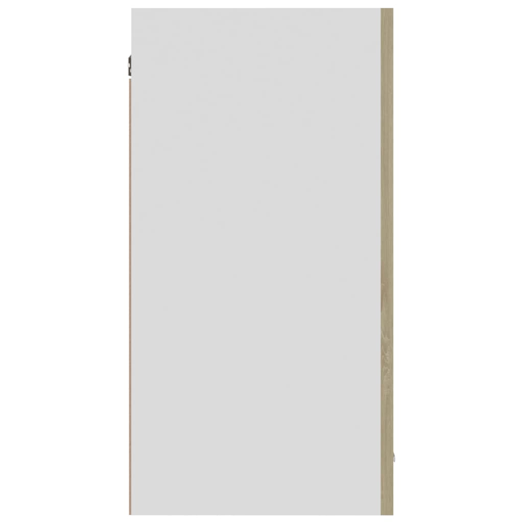 vidaXL Viseča omarica sonoma hrast 80x31x60 cm iverna plošča