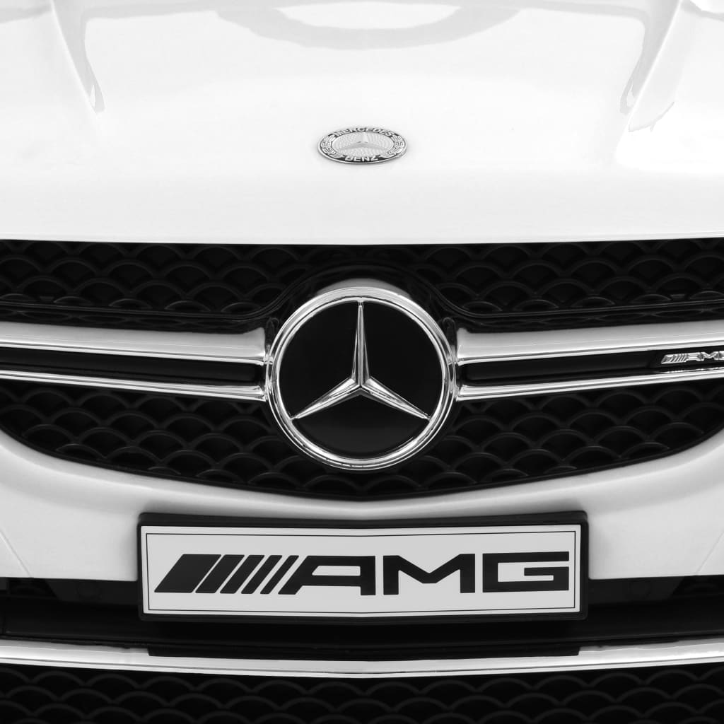 vidaXL Otroški avto Mercedes Benz GLE63S plastičen bel