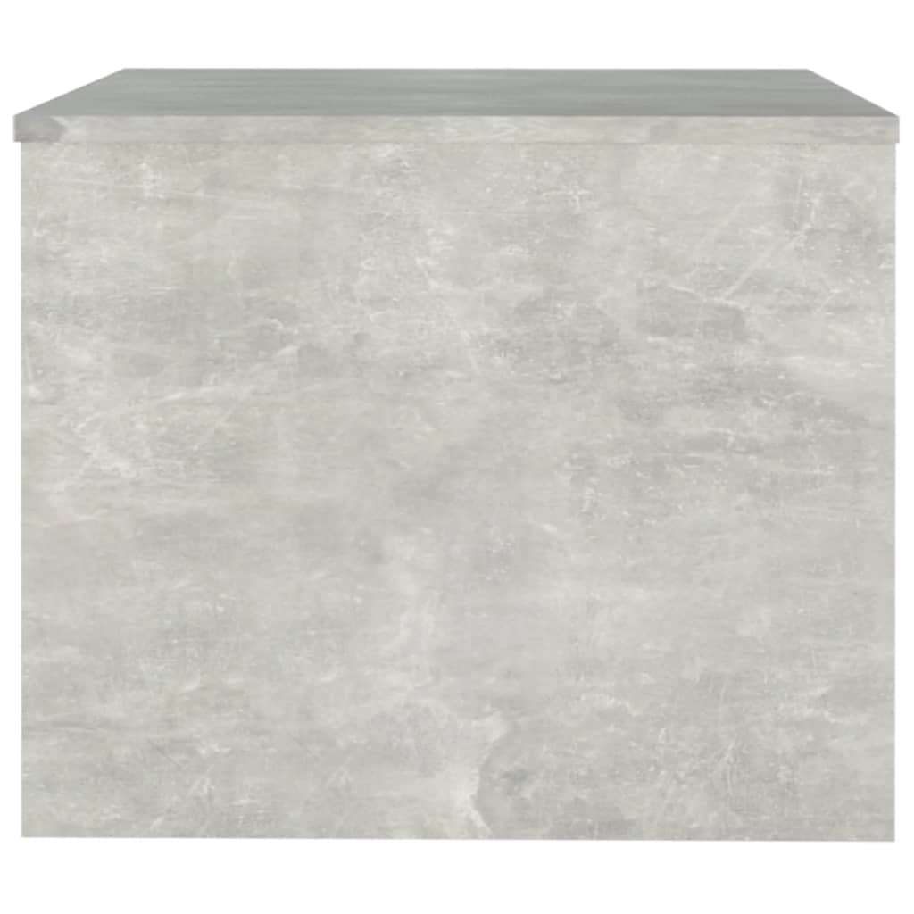vidaXL Klubska mizica betonsko siva 80x50x40 cm inženirski les