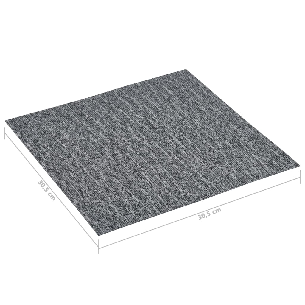 vidaXL Samolepilne talne plošče 5,11 m² PVC sive