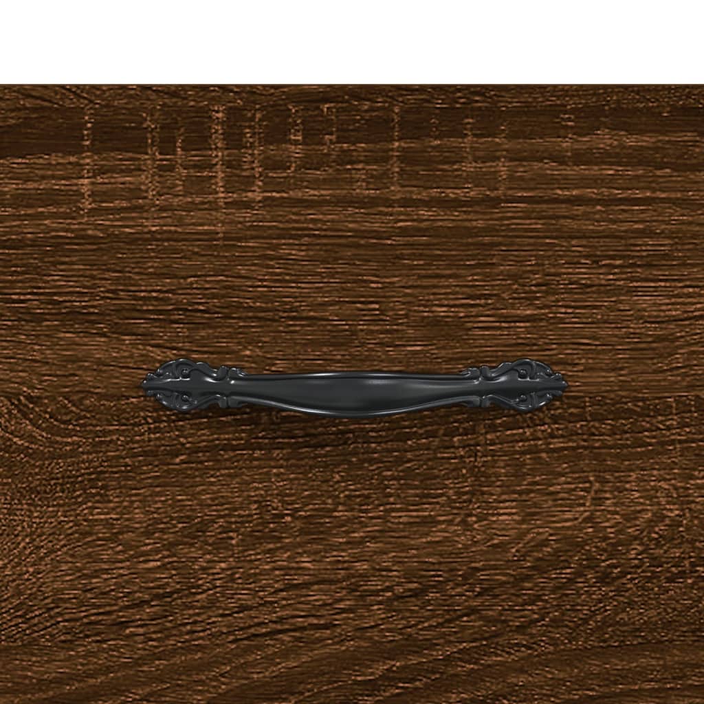 vidaXL Stenska omarica rjavi hrast 60x36,5x35 cm inženirski les