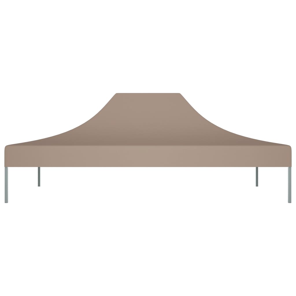 vidaXL Streha za vrtni šotor 4x3 m taupe 270 g/m²