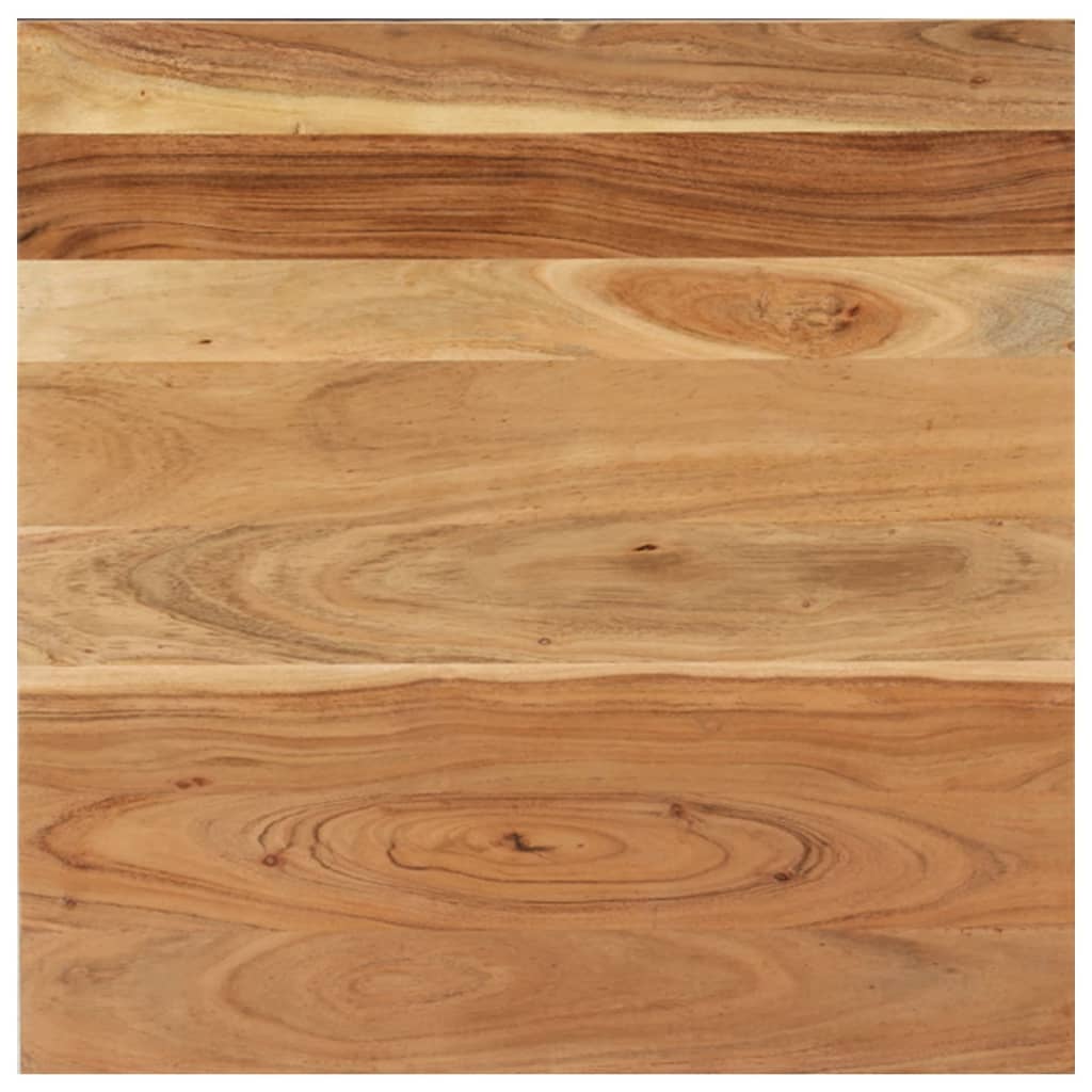 vidaXL Klubska mizica 68x68x35 cm trden akacijev les