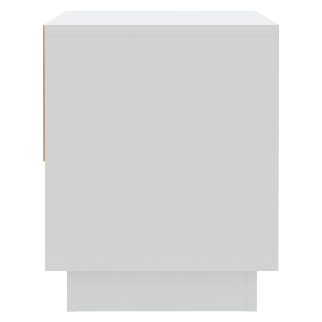 vidaXL Nočna omarica 2 kosa bela 45x34x44 cm iverna plošča