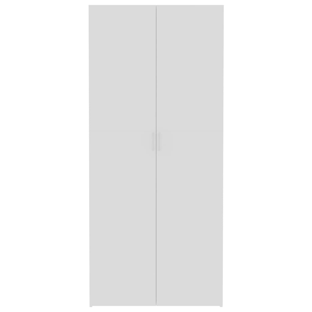 vidaXL Omara za shranjevanje bela 80x35,5x180 cm