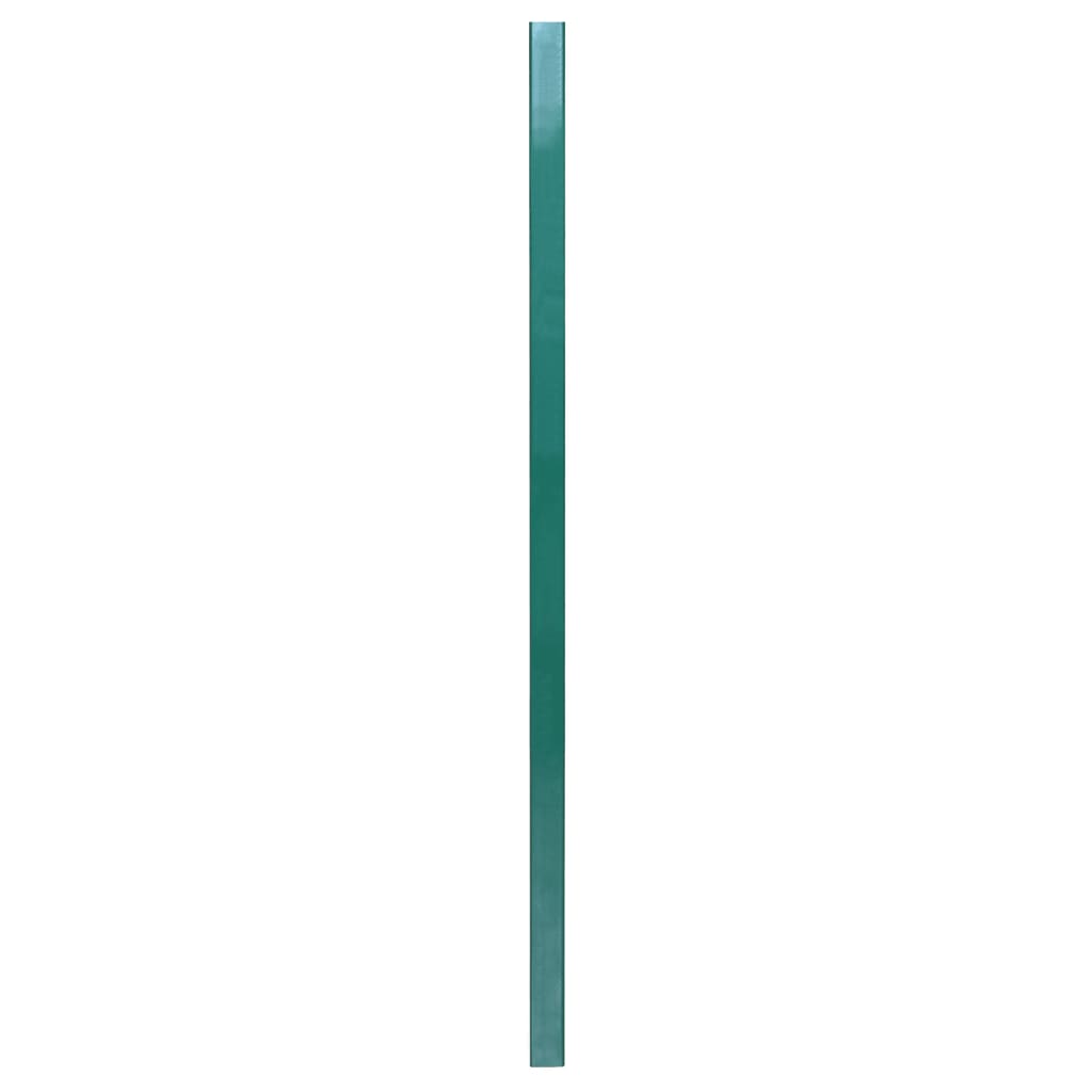 vidaXL Ograjni stebrički 10 kosov zeleni 170 cm pocinkano jeklo