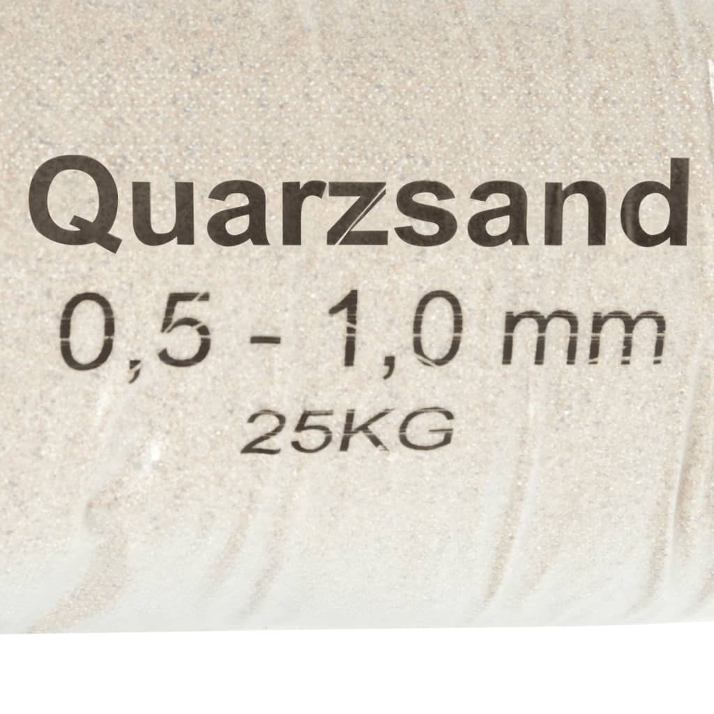 vidaXL Filtrirni pesek 25 kg 0,5-1,0 mm