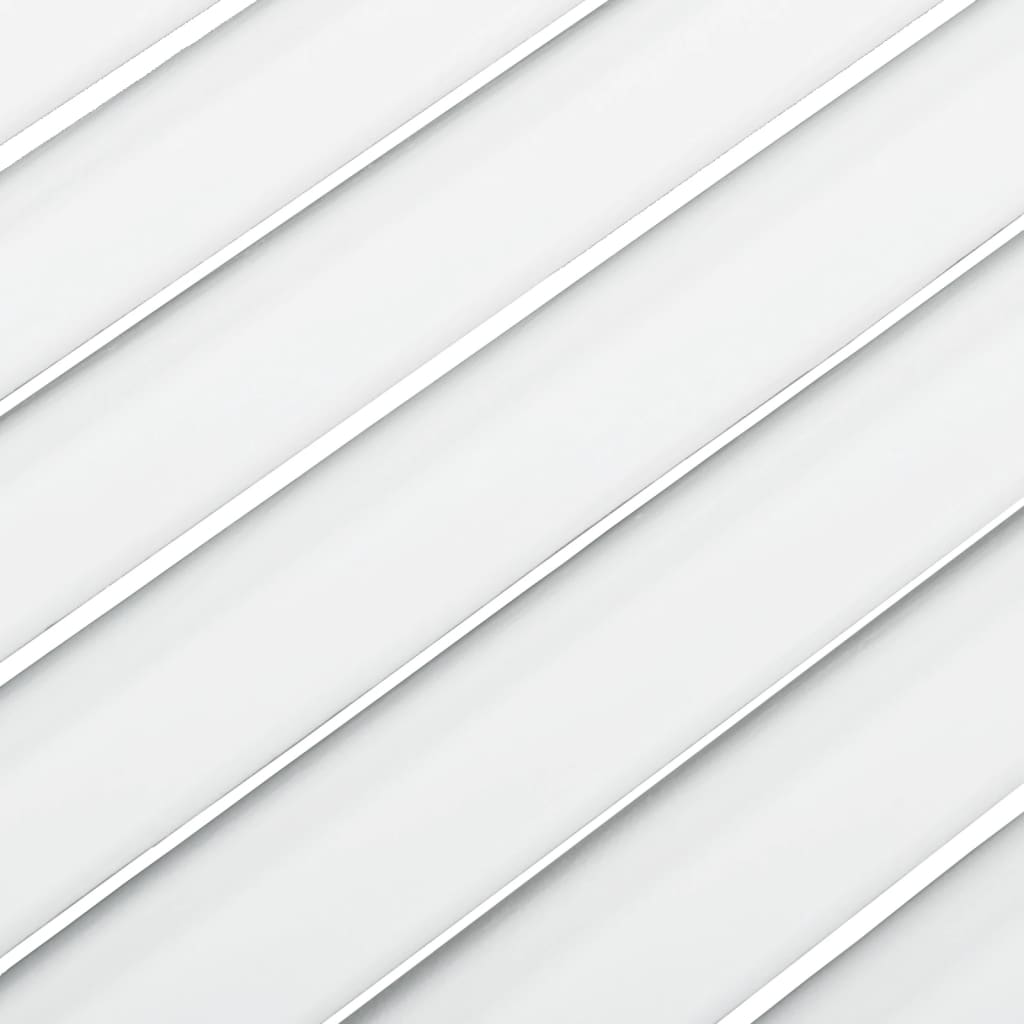 vidaXL Vrata za omarico z letvicami 2 kosa bela 61,5x59,4 cm borovina