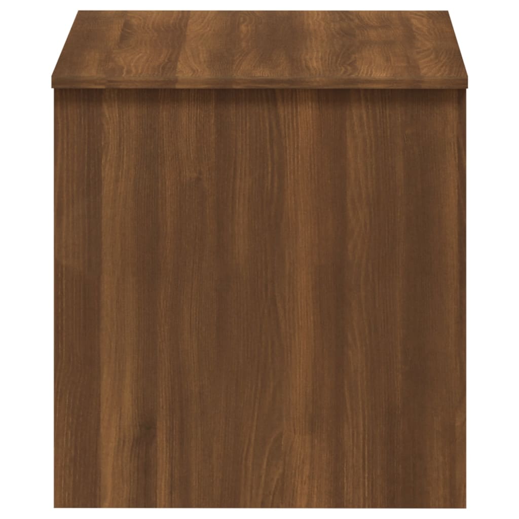 vidaXL Klubska mizica rjavi hrast 102x50,5x52,5 cm konstruiran les