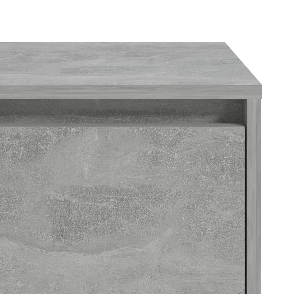 vidaXL Nočna omarica 2 kosa betonsko siva 45x34x44,5 cm iverna plošča