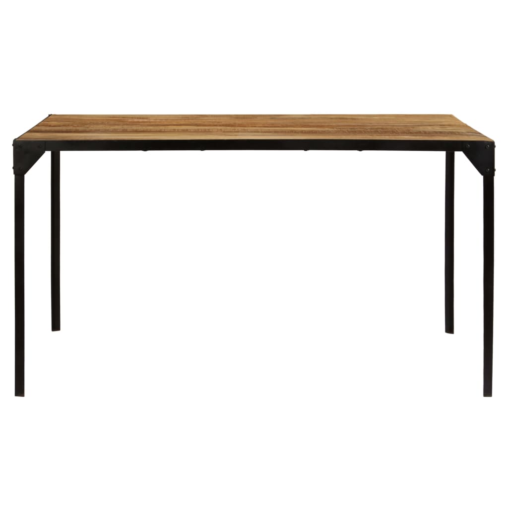 vidaXL Jedilna miza iz trdnega mangovega lesa 140x140x76 cm