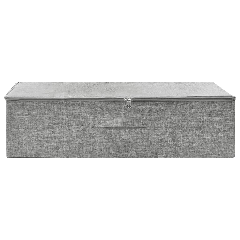 vidaXL Škatla za shranjevanje blago 70x40x18 cm siva