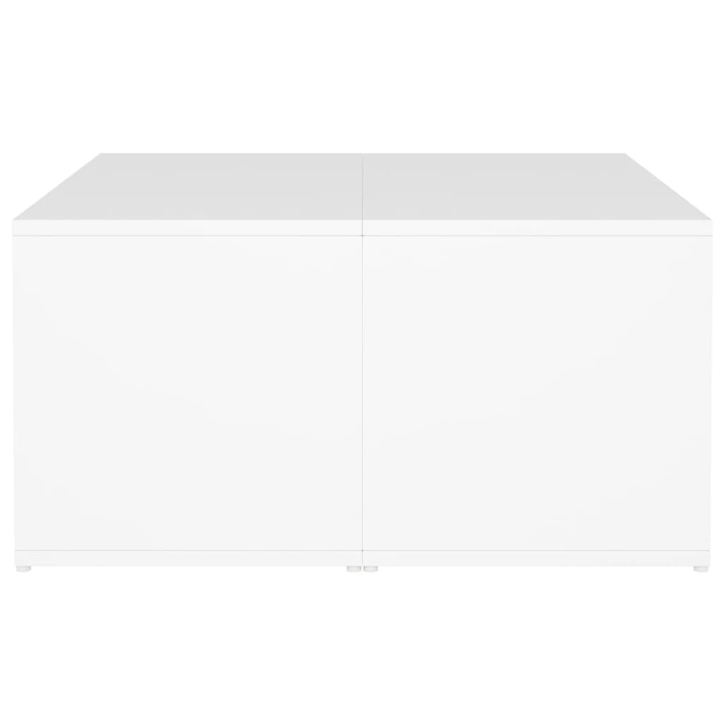 vidaXL Klubske mizice 4 kosi bele 33x33x33 cm iverna plošča