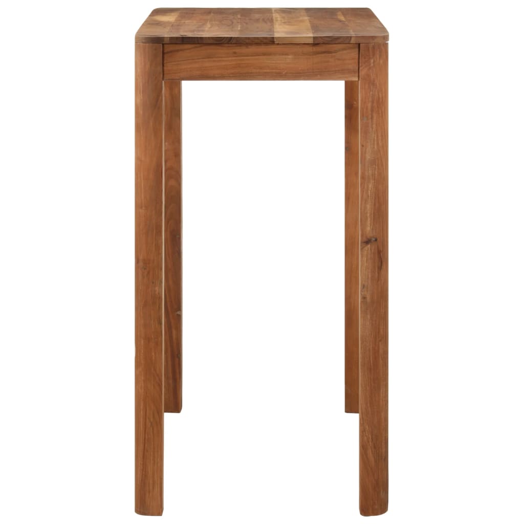 vidaXL Barska miza iz lesa akacije v medeni barvi 110x55x106 cm