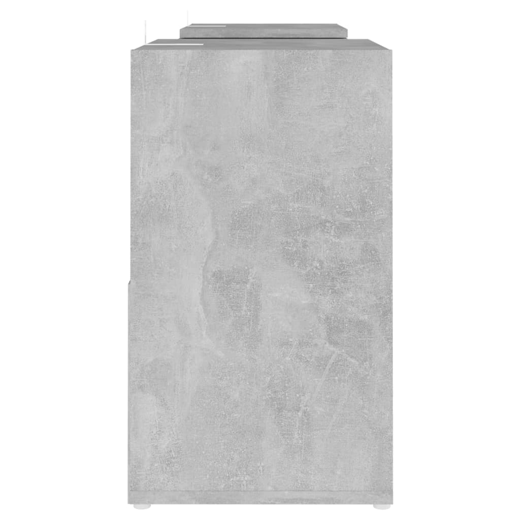 vidaXL TV omarica betonsko siva 104x30x52 cm iverna plošča