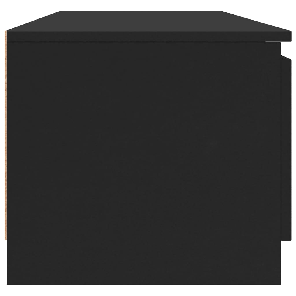 vidaXL TV omarica črna 140x40x35,5 cm iverna plošča