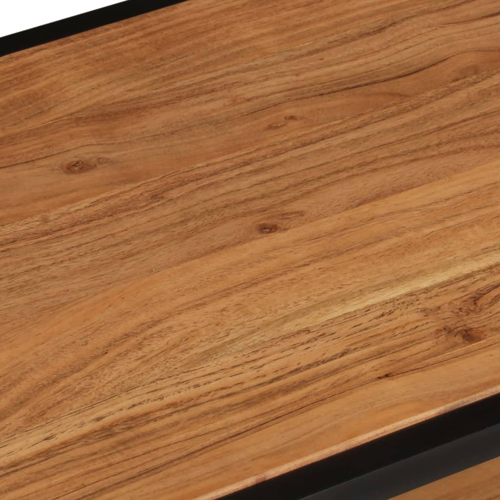 vidaXL Klubska mizica 90x45x35 cm trden akacijev les