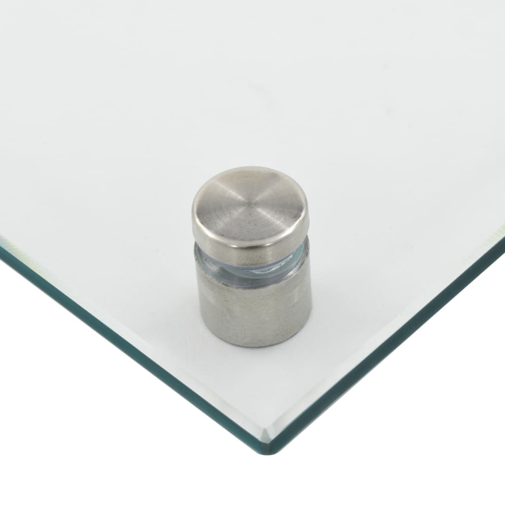 vidaXL Kuhinjska zaščitna obloga prozorna 80x50 cm kaljeno steklo
