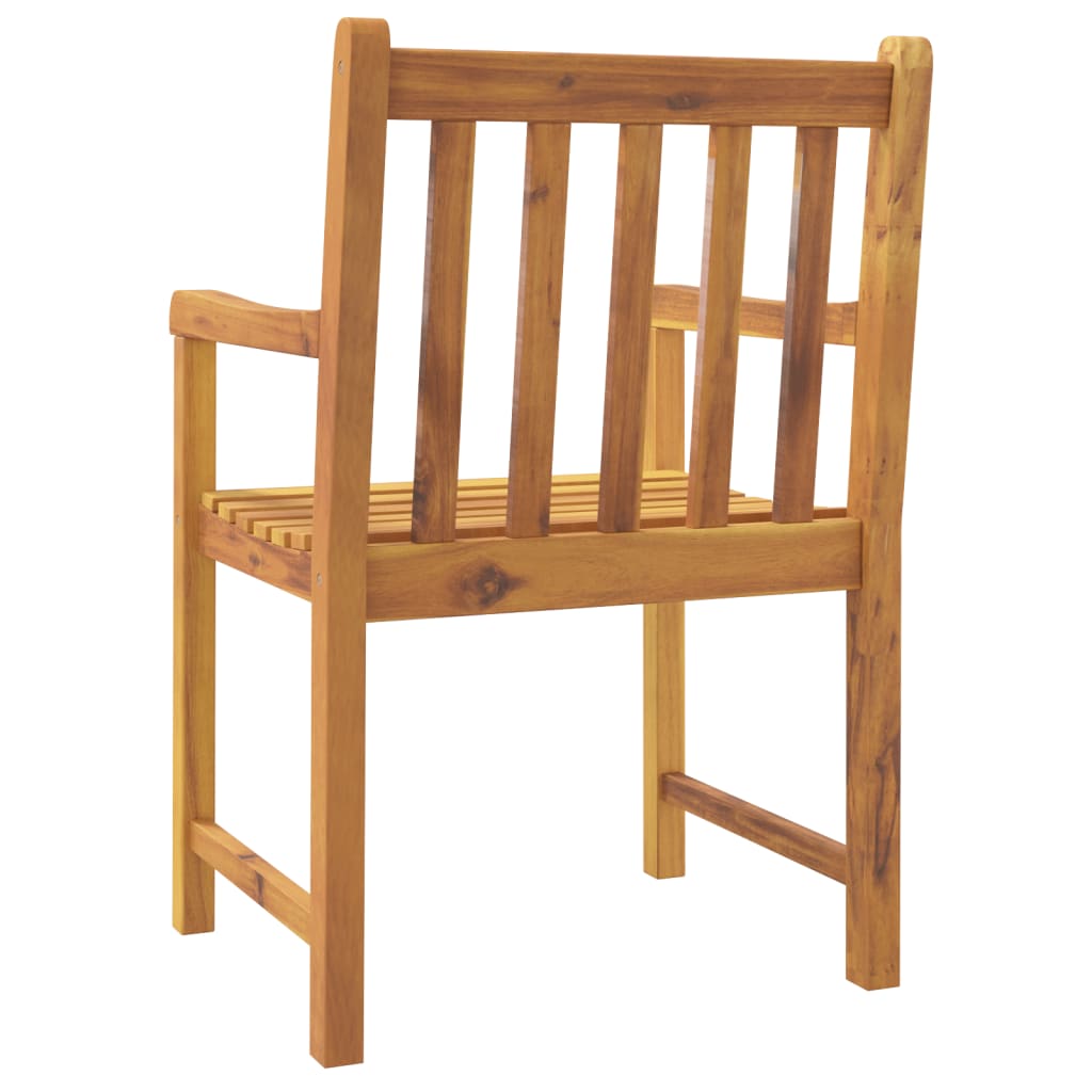vidaXL Vrtni stoli 4 kosi 56x55,5x90 cm trden akacijev les