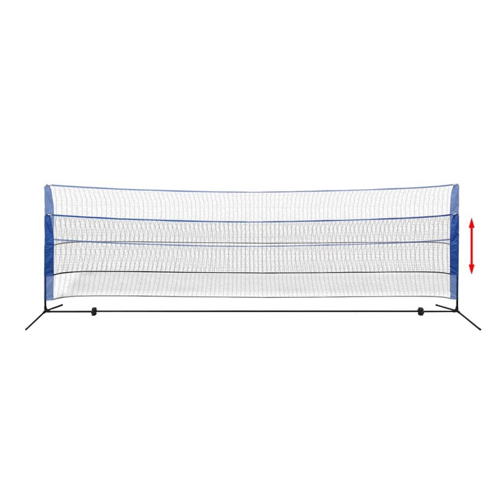 vidaXL Komplet mreže za badminton s perjanicami 500x155 cm