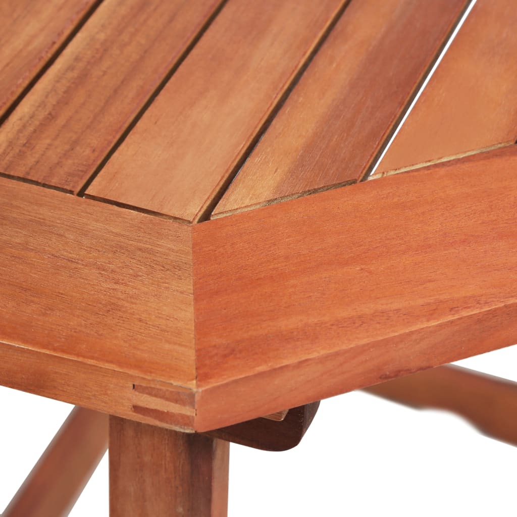 vidaXL Bistro miza 90x50x75 cm trden akacijev les