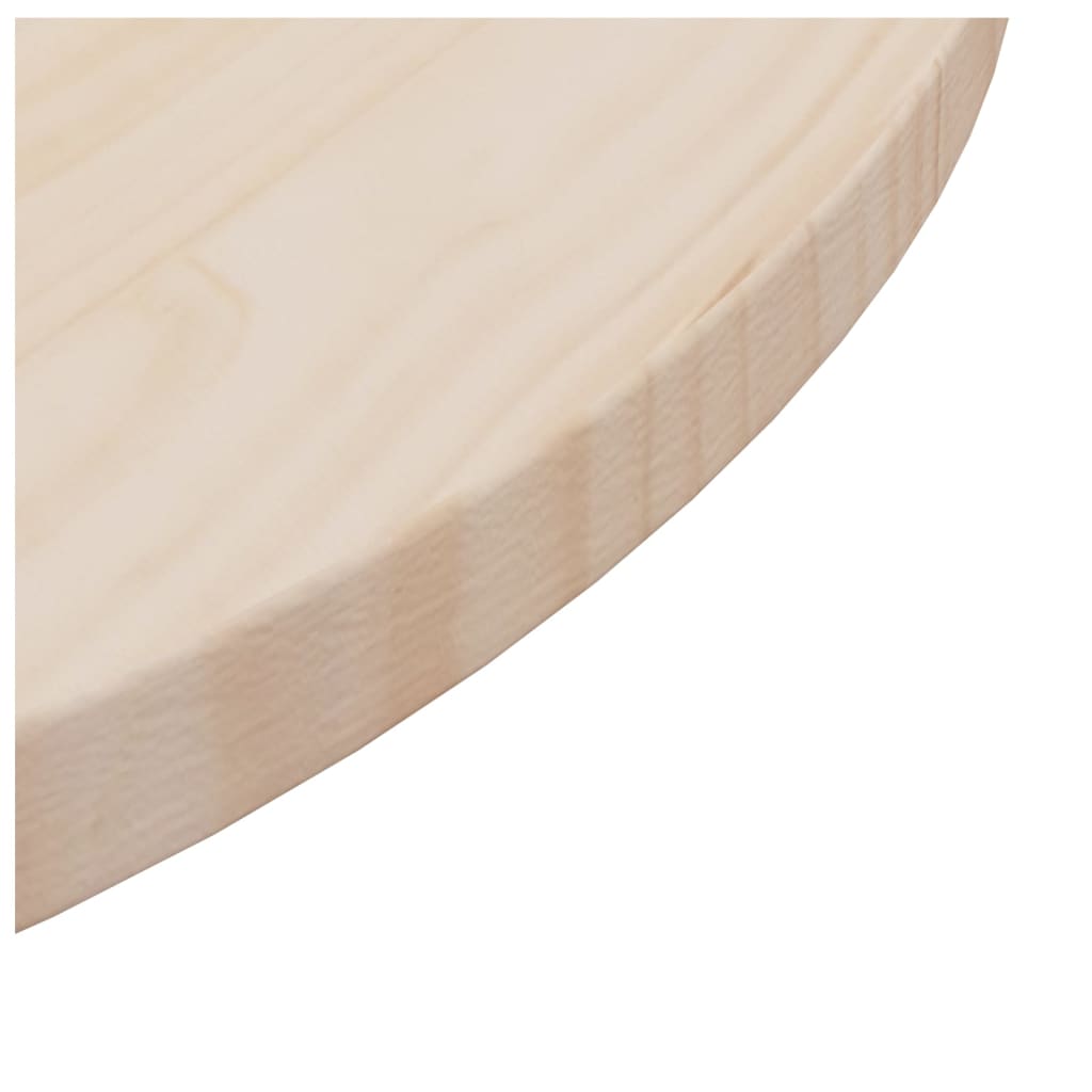 vidaXL Mizna plošča Ø60x2,5 cm trdna borovina