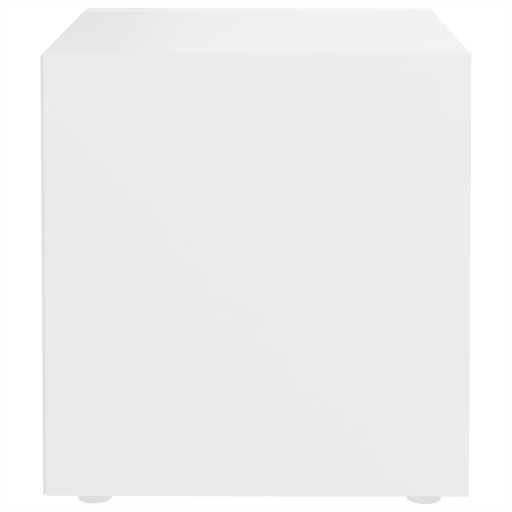 vidaXL TV omarice 2 kosa bele 37x35x37 cm iverna plošča