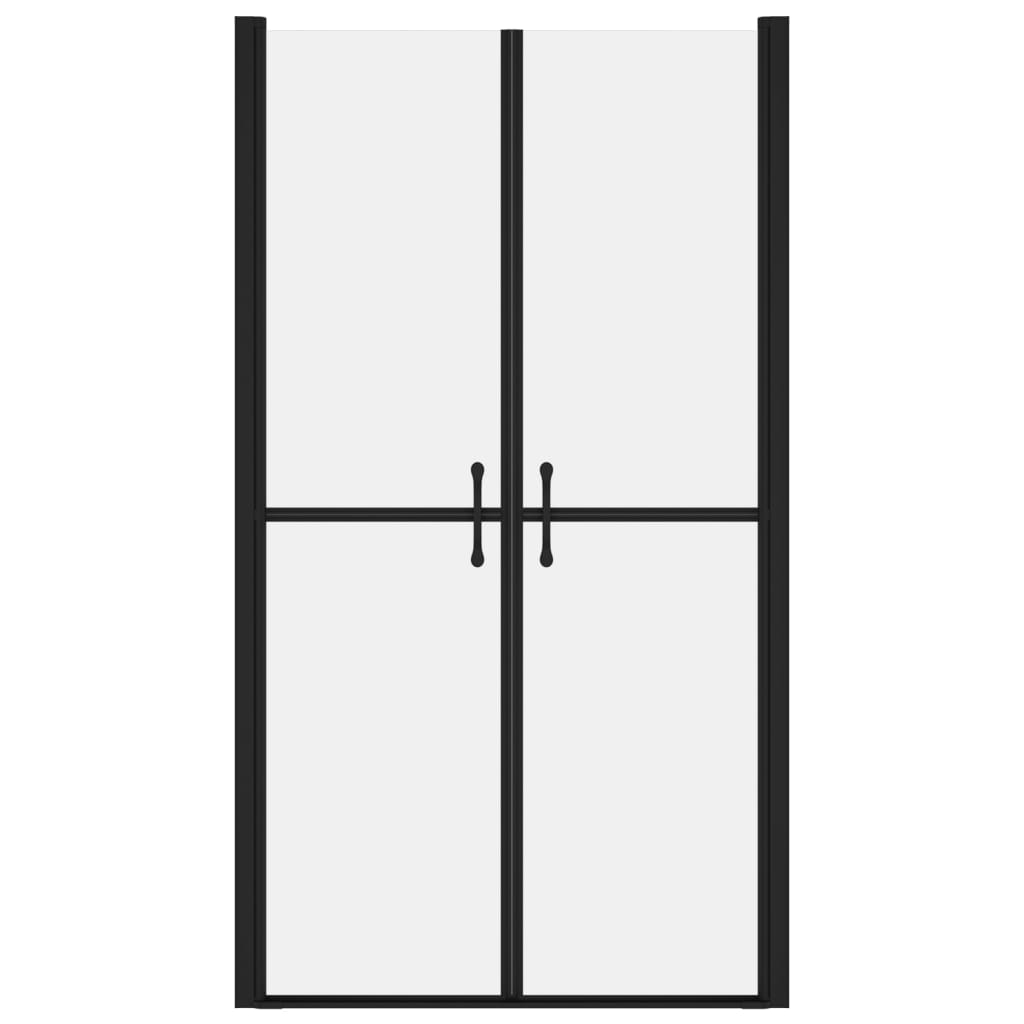 vidaXL Vrata za tuš mlečna ESG (73-76)x190 cm
